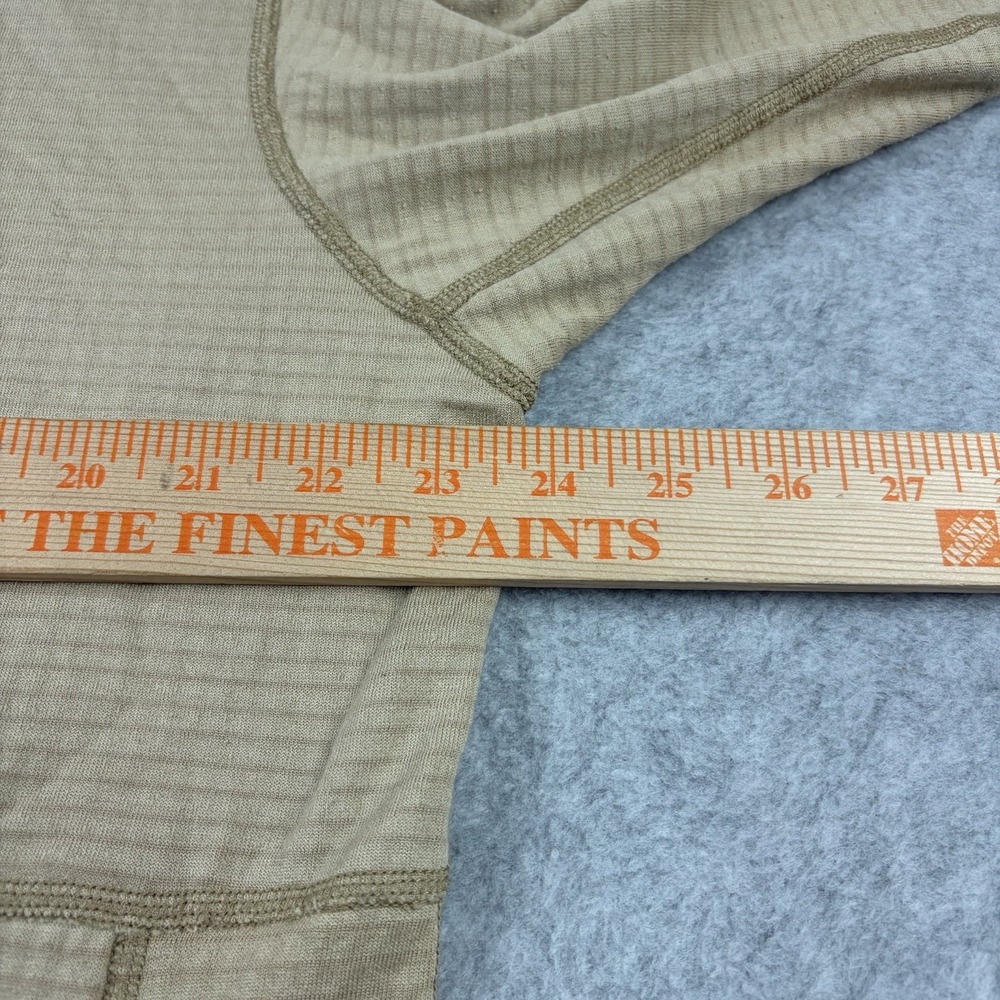 USMC FROG Pullover Mens XL Tan Flame Resistant Polartec 1/2 Zip Grid Fleece USA - Picture 7 of 8